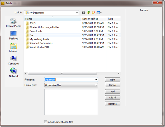 Naming The Batch Procedure