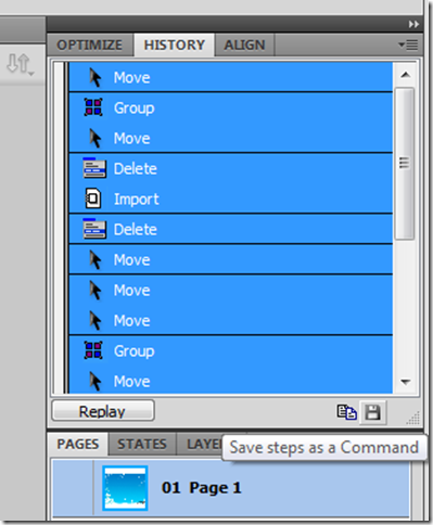 Save Steps As Command