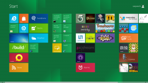 Pinned App Metro Start Screen