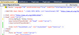 Master Pages ASP.NET