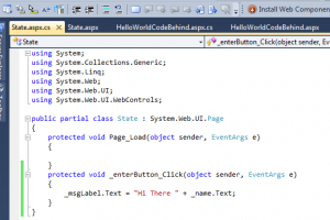 Control State Management ASP.NET