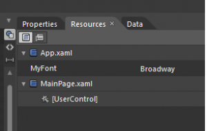 Expression Blend 4 : Application Resource
