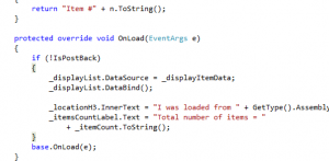 Control State Management ASP.NET