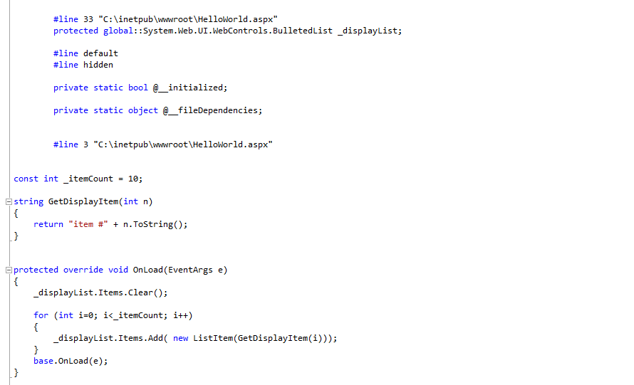 ASP.NET Server Side Controls