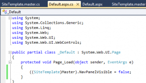 Master Pages ASP.NET