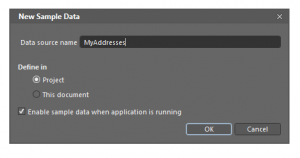 Expression Blend 4 : Add new Sample Data
