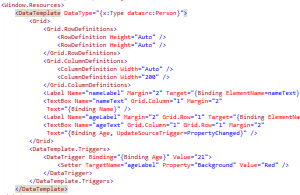 WPF Triggers