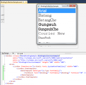 WPF Collection Binding