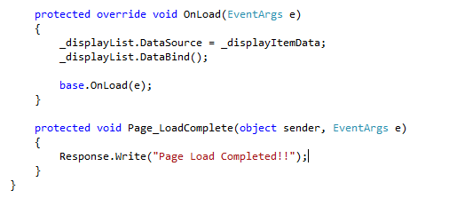 ASP.NET Event Handling