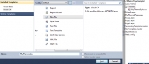 Skin File in ASP.NET