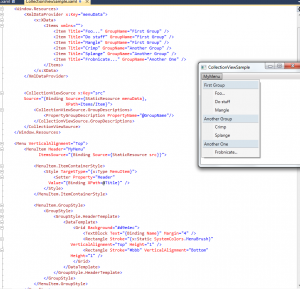 WPF Collection View