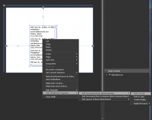 Expression Blend 4 : Edit Generated Items 