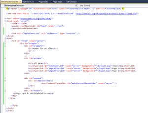 Master Pages ASP.NET