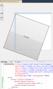 WPF Render Transform