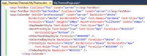 Themes in ASP.NET