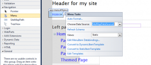 Navigation Controls in ASP.NET