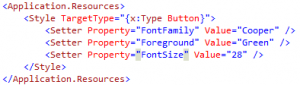 WPF Applying Styles