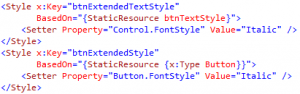 WPF Extending Styles
