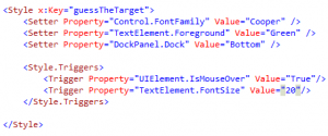 WPF Triggers