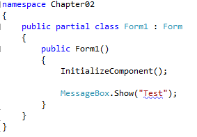 Visual Studio Classes