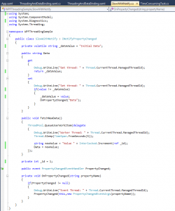 WPF Databinding and Threading