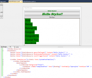Items Container Style