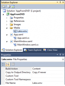 WPF Video APP from CD / DVD