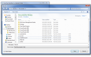ModifiedFilesFinder 1.0