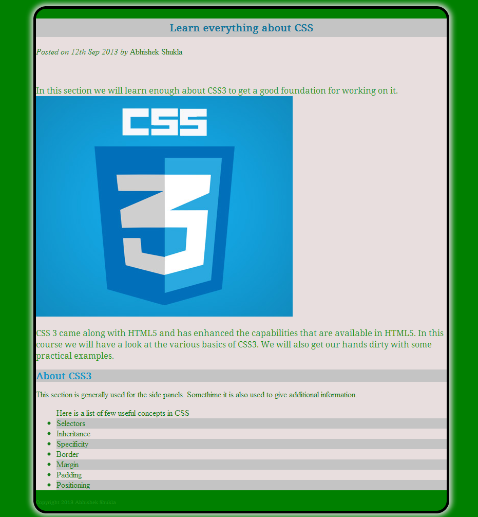Border Margin Padding
