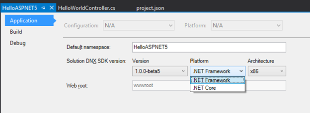 Select One Framework