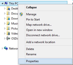 a picture showing how to open computer properties