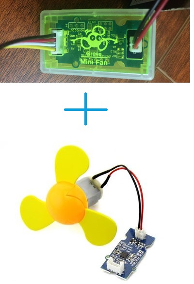 a picture showing grove mini fan assembly